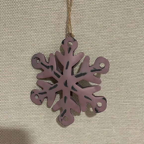 Purple Metal Snowflake Ornament - Picture 1 of 1